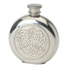 Celtic Thistle Round Flask - Celtic Corner / Scottish Treasures