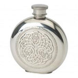 Celtic Thistle Round Flask - Celtic Corner / Scottish Treasures