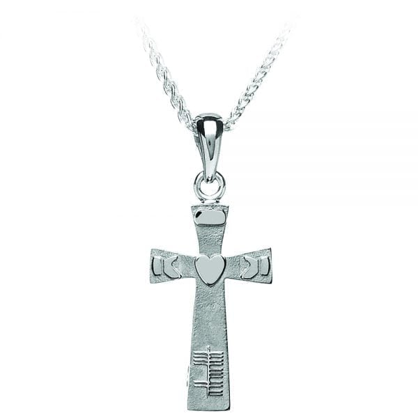 Ogham & Claddagh Cross