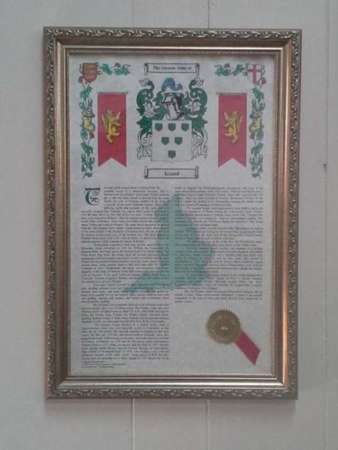 Basic 11 X 17 Armorial with Coat of Arms or Clan Crest and History