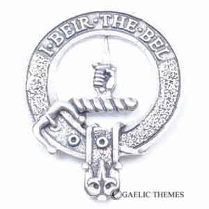 Clan Crest Buckle Ornate Rectangle A-L