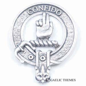 Clan Crest Buckle Ornate Rectangle A-L