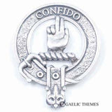 Clan Crest Buckle Ornate Rectangle A-L