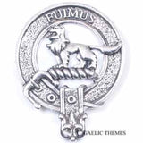 Clan Crest Buckle Ornate Rectangle A-L