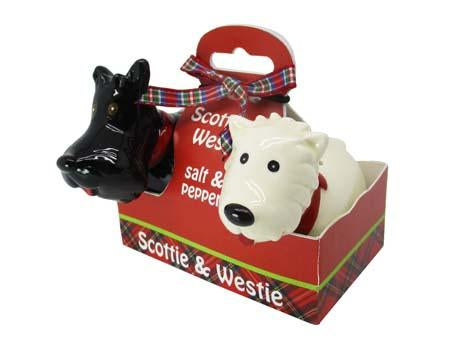 Scottie & Westie salt & pepper shaker