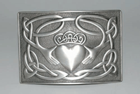 Claddagh Kilt Buckle - Celtic Corner / Scottish Treasures