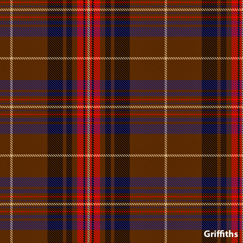 Griffiths Welsh Tartan.  Scottish Treasures Celtic Corner
