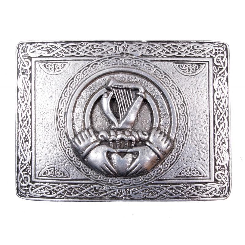 Irish Shamrock Kilt Buckle - Celtic Corner / Scottish Treasures