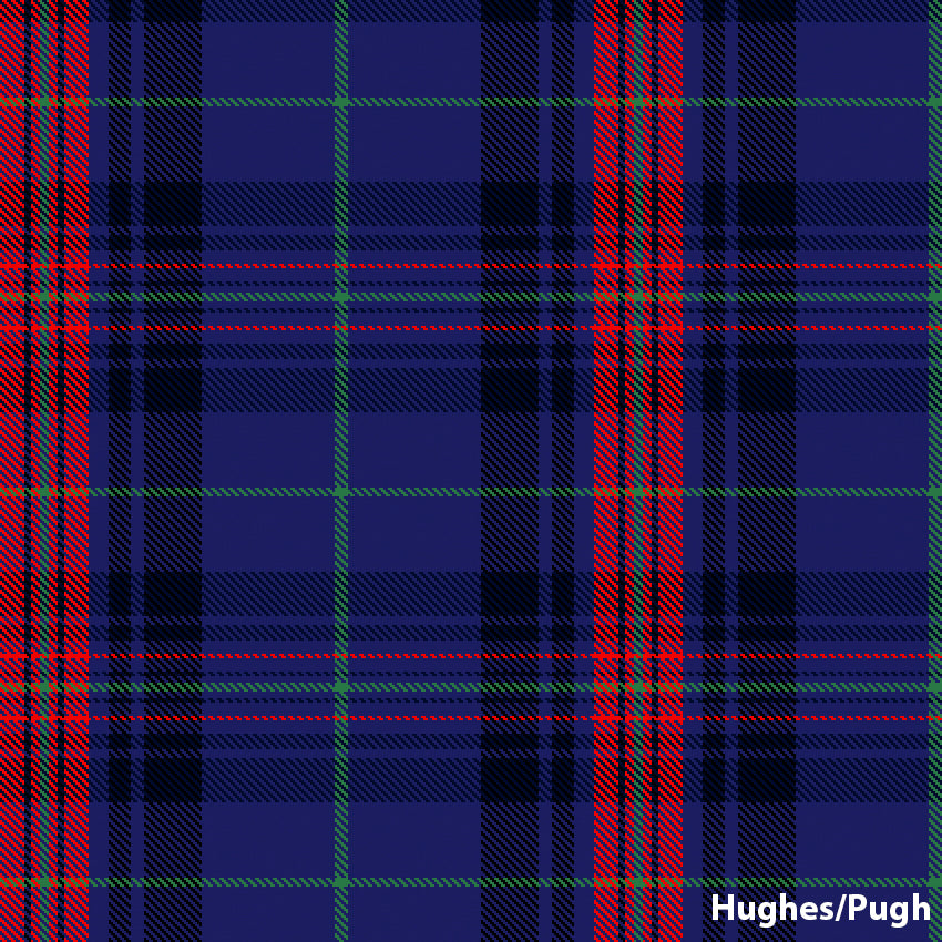 Hughes/Pugh Welsh Tartan. Scottish Treasures Celtic Corner