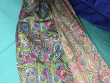 Ladycrow paisley chiffon silk scarf in purple or pink made in Scotland.  Scottish treasures Celtic Corner