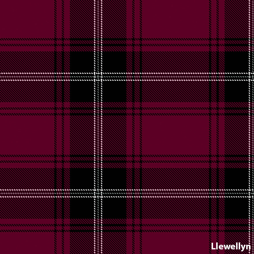 Llewellyn Welsh Tartan.  Scottish Treasures Celtic Corner