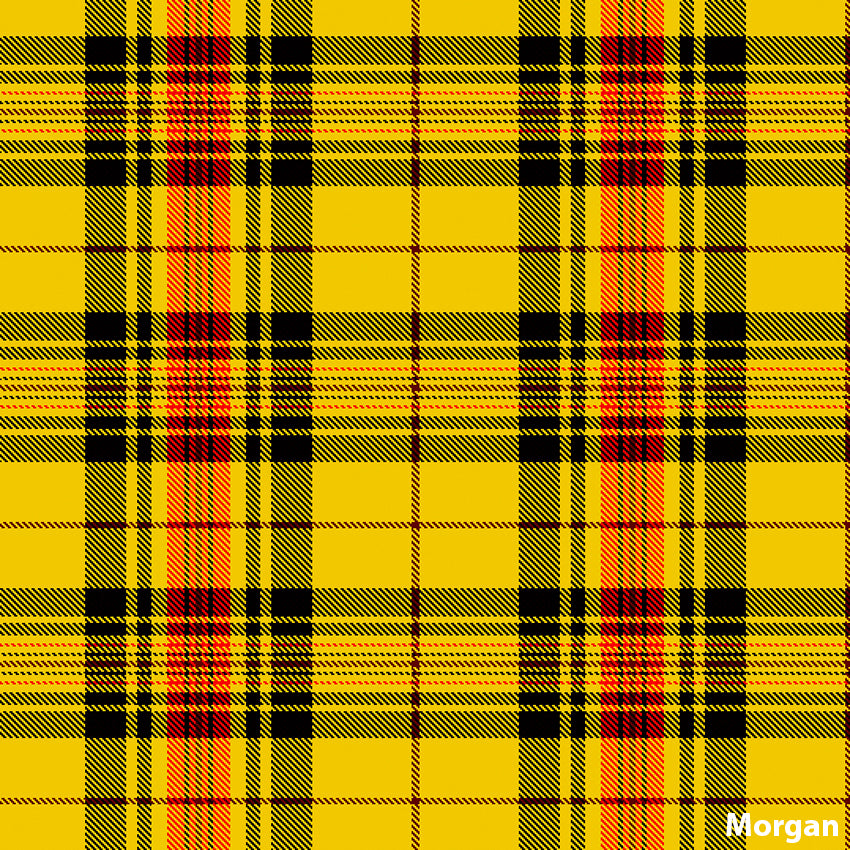 Morgan Welsh Tartan.  Scottish Treasures Celtic Corner