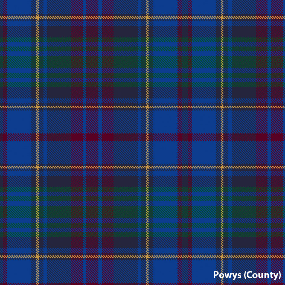 Powys (County) Welsh Tartan