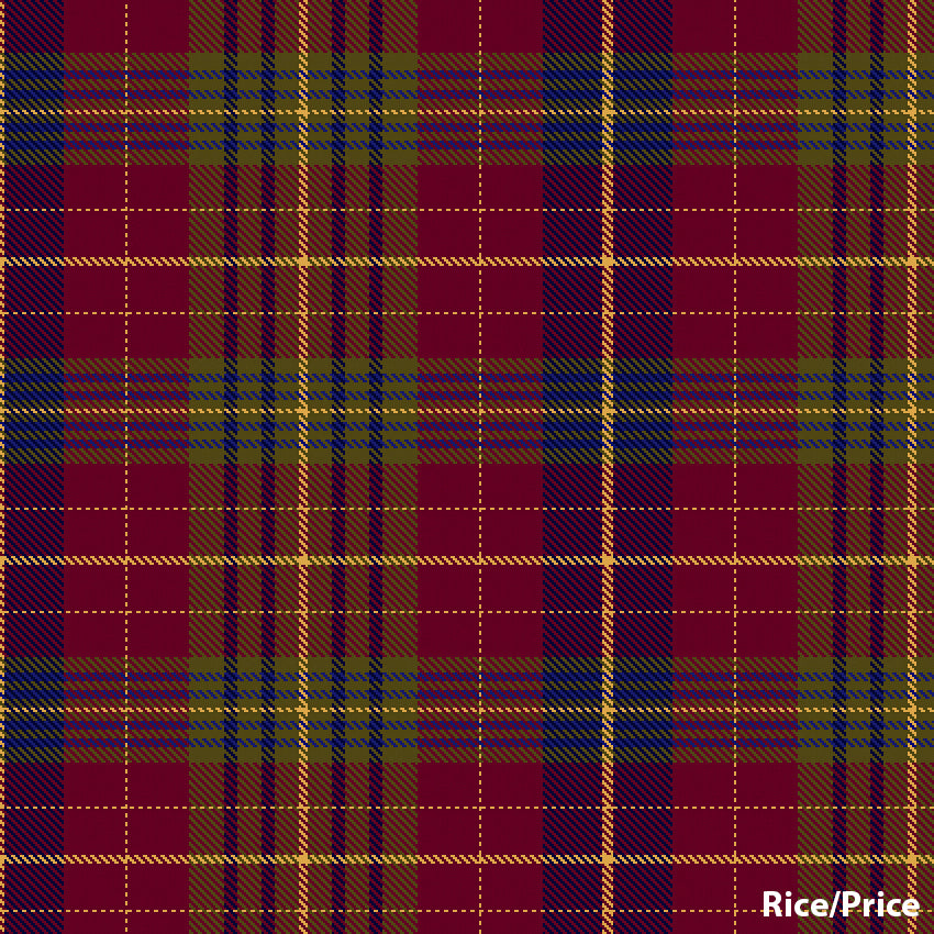 Rice/Price Welsh Tartan.  Scottish Treasures Celtic Corner