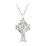 Sterling silver apostles celtic cross which is reversible.  Apostles are listed on the reverse side.  Celtic Corner/Scottish Treasures