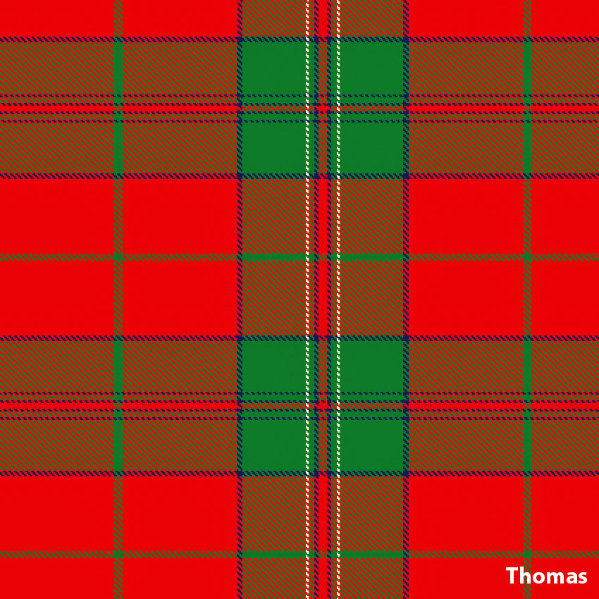 Thomas Welsh Tartan.  Scottish Treasures