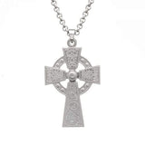Celtic Warrior Large Silver Cross - Celtic Corner / Scottish Treasures