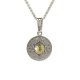 Celtic Warrior Pendant (SS with 18K bead)