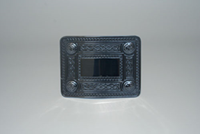 Celtic knot kilt buckle, black matt finish