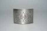 Highland swirl kilt buckle; antique finish.  Scottish Treasures Celtic Corner