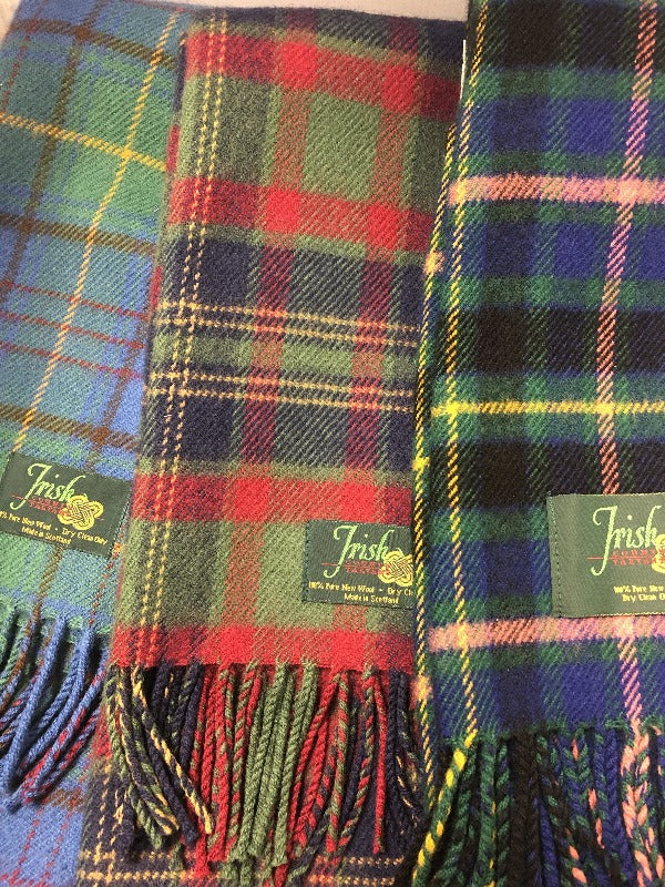 Irish County Lambswool Scarves - Celtic Corner / Scottish Treasures