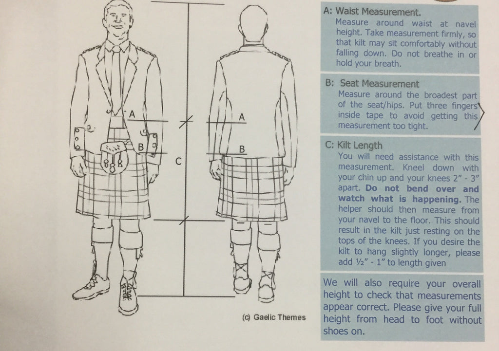 Scottish Made 8 Yard Kilt (13oz select tartan)