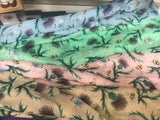 Thistle Chiffon Silk Scarf - Celtic Corner / Scottish Treasures