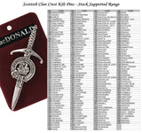 clan kilt pin