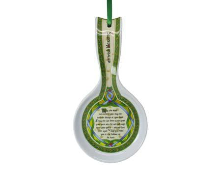 Irish blessing spoon rest