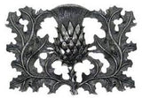 Thistle Pewter Plaid Brooch - Celtic Corner / Scottish Treasures