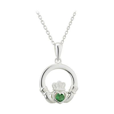 Crystal Claddagh Pendant - Celtic Corner / Scottish Treasures