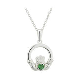 Crystal Claddagh Pendant - Celtic Corner / Scottish Treasures