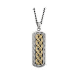 Gent’s Silver and Two-Tone Celtic Ingot Pendant - Celtic Corner / Scottish Treasures