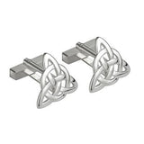 Trinity Knot Cufflinks (Large) - Celtic Corner / Scottish Treasures