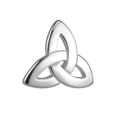 Trinity Knot Silver Tie Tack - Celtic Corner / Scottish Treasures