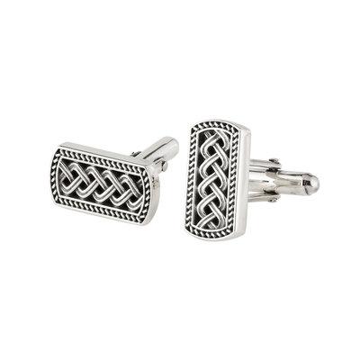 Celtic Ingot Silver Cufflinks - Celtic Corner / Scottish Treasures