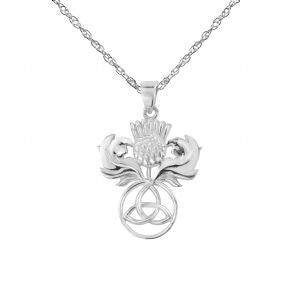 Thistle & Trinity Knot Pendant