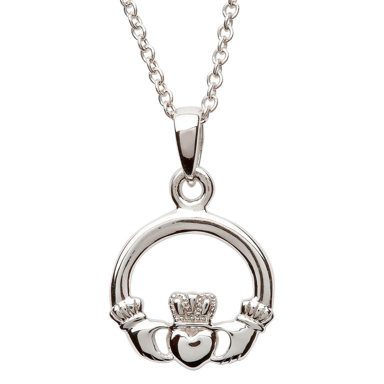 Simple Claddagh Necklace.