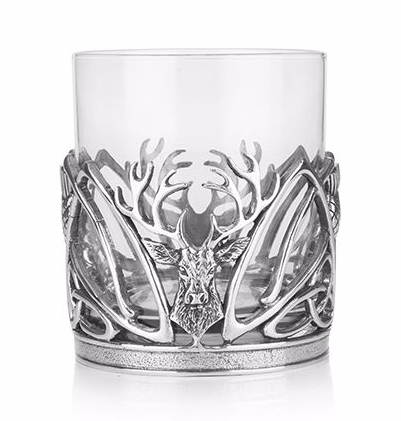 Stag Whisky Glass - Celtic Corner / Scottish Treasures