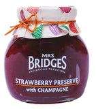 Mrs. Bridges strawberry preserve with champagne