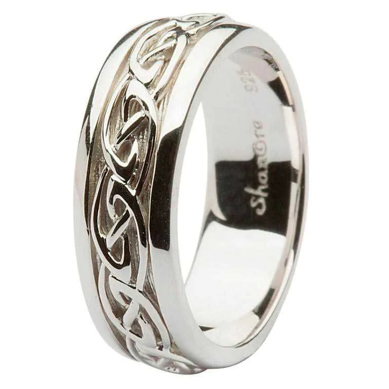 Silver Wedding ring - Gents