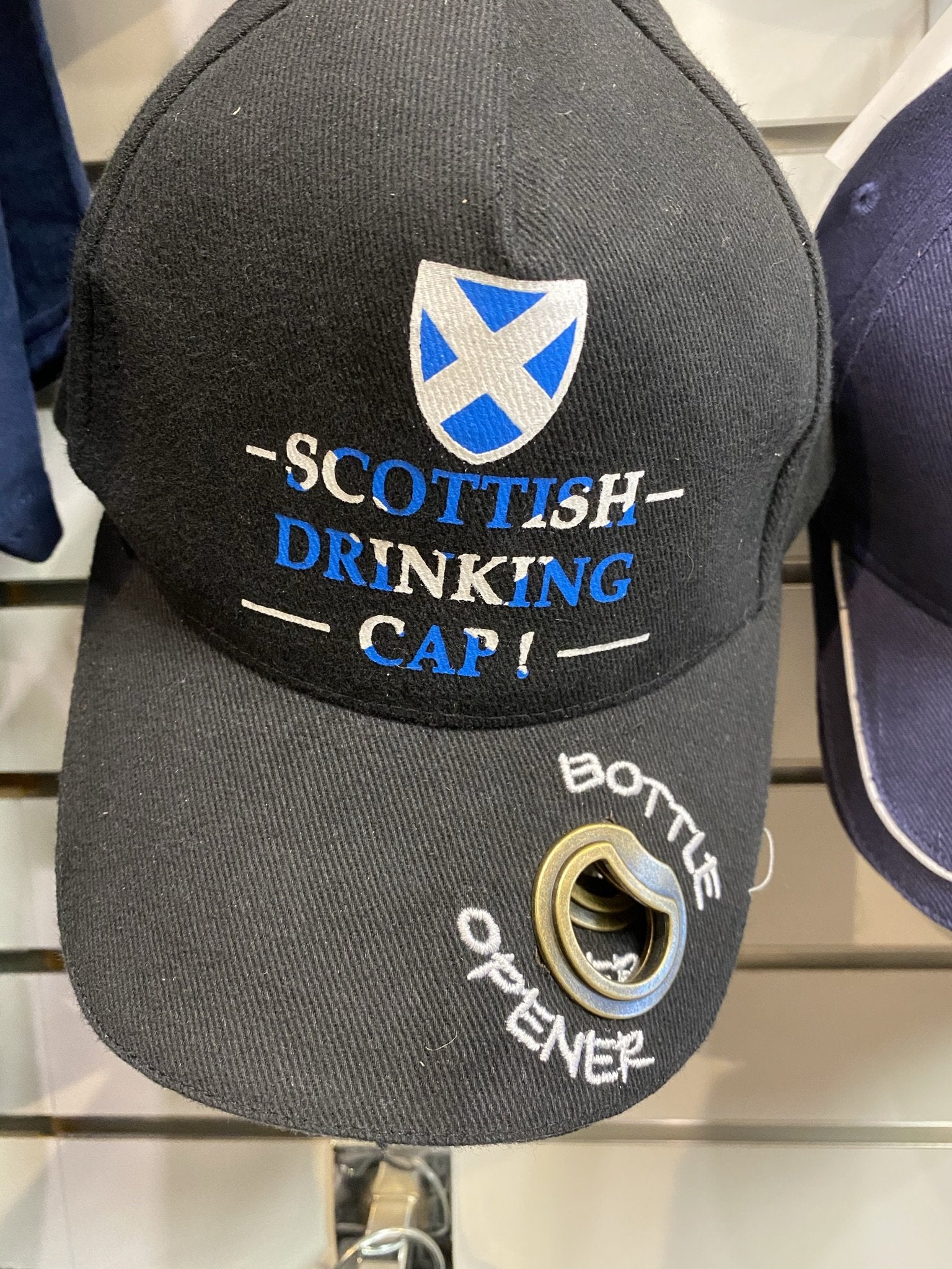 Scotland baseball cap with bottle opener