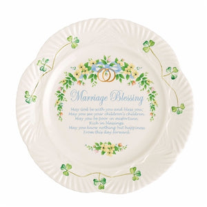 Marriage Blessing Plate by Belleek
