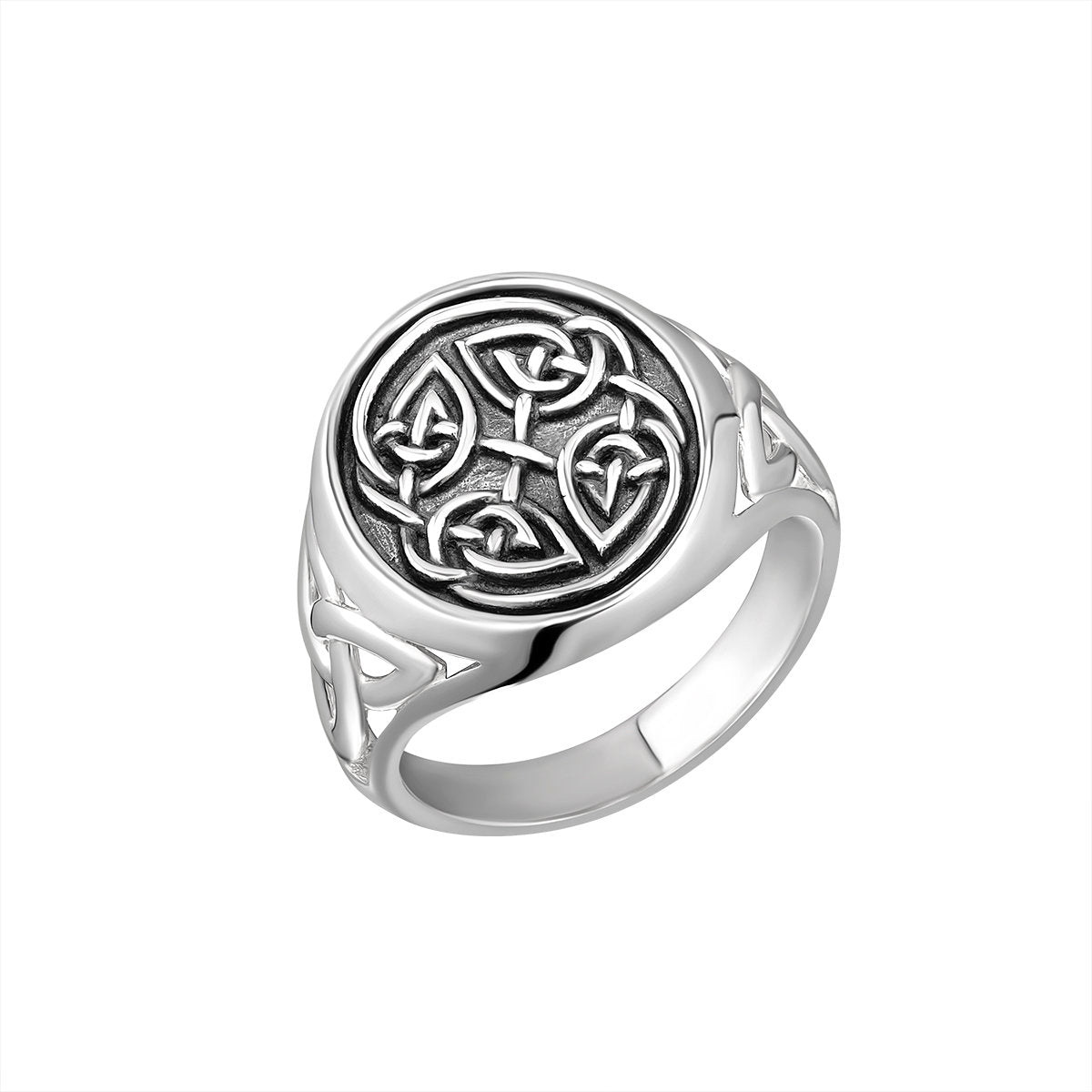 Man's Celtic Knot Signet Ring