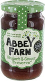 Abbey Farm Rhubarb & Ginger Preserve