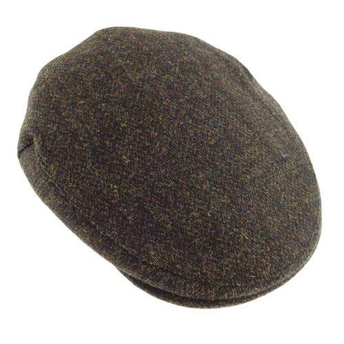 Brown Harris Tweed flat cap.  Scottish Treasures Celtic Corner