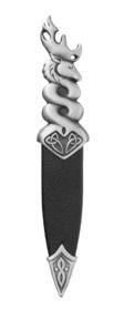 Glenfinnan Stag Pewter Sgian Dubh - Celtic Corner / Scottish Treasures