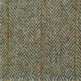 Harris Tweed Flat Cap (brown herrignbone)