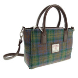 Small Harris Tweed tote in Isle of Skye tweed.  Two styles of strap.  Scottish Treasures Celtic Corner