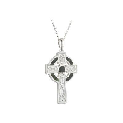Connemara Marble Celtic Cross - Celtic Corner / Scottish Treasures